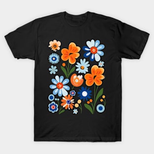 Bloom Brilliance Tee - Unique Abstract Flower - Women's Casual Shirt T-Shirt